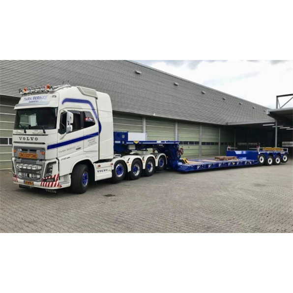 Volvo FH4 Globetrotter XL 10X4 Tag Axle Lowloader 4 Axle 'Twan Bierings' -  John Ayrey Die Casts